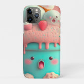 Kawaii niedliches Eiscreme-Notizbuch Case-Mate iPhone Hülle (Rückseite)