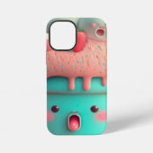 Kawaii niedliches Eiscreme-Notizbuch iPhone Hülle (Rückseite)