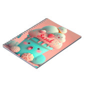 Kawaii niedliches Eiscreme-Notizbuch Notizblock (Linke Seite)