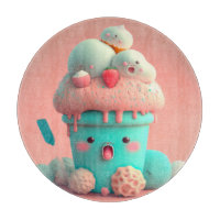 Kawaii niedliches Eiscreme-Notizbuch