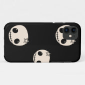 Kawaii niedliches goth girly Schädel emo Case-Mate iPhone Hülle (Rückseite (Horizontal))