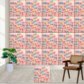 Kawaii Niedliches Kinderzimmer Pastel Bows & Candi Tapete