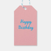 Kawaii niedliches Mädchen mit Eis Geschenkanhänger (Rückseite)