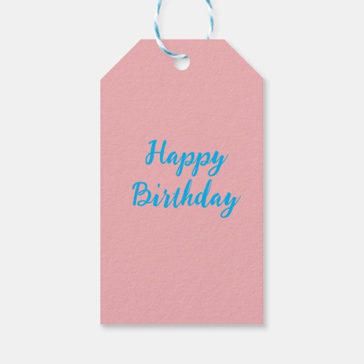 Kawaii niedliches Mädchen mit Eis Geschenkanhänger (Rückseite)