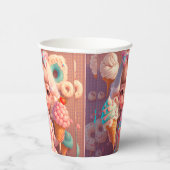 Kawaii niedliches Mädchen mit Eis Pappbecher (Rechts)