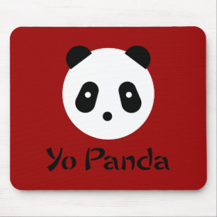 Kawaii ~ niedliches Panda-Gesicht Mousepad