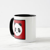 Kawaii ~ niedliches Panda-Gesicht Tasse (Vorderseite Links)