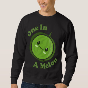 Kawaii Niedliches Wassermelon Einmal im Tessin Sweatshirt