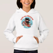 Kawaii Ninja Cat | Drachenfahrt Hoodie (Vorderseite)