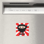Kawaii Ninja Magnet (In Situ (Geschirrspüler))
