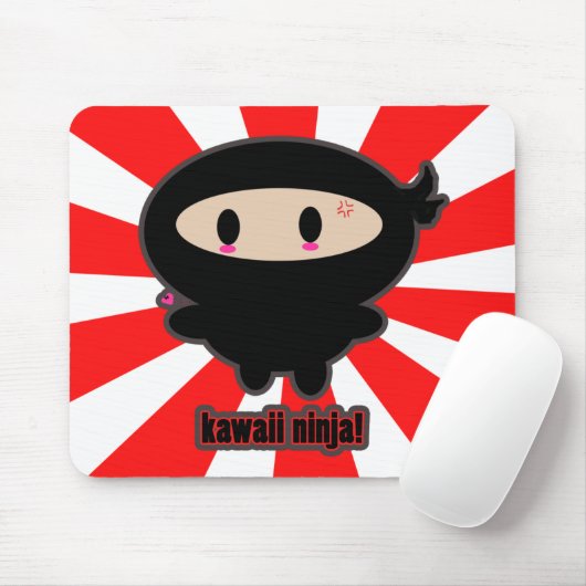 Kawaii Ninja Mousepad (Mit Mouse)