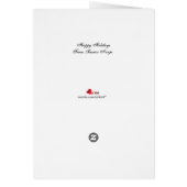 Kawaii Ninja Weihnachtskarte (Hinten)