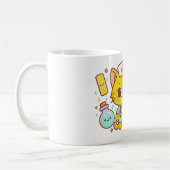 Kawaii Nurse Cat Duo Kaffeetasse (Links)