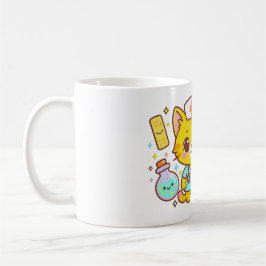 Kawaii Nurse Cat Duo Kaffeetasse