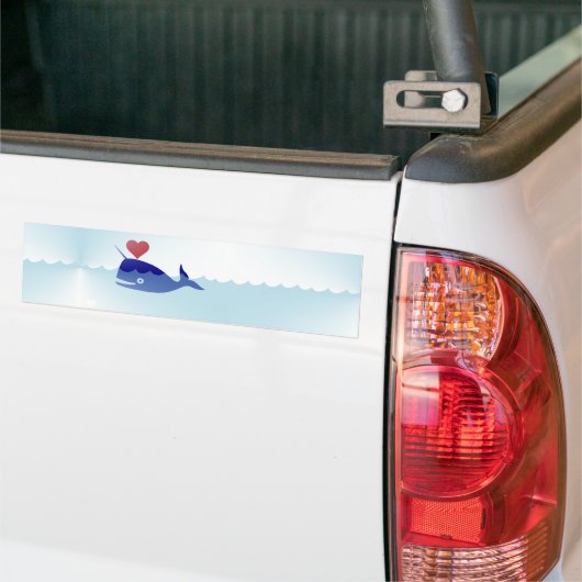 Kawaii nwhal autoaufkleber (Auf Lkw)