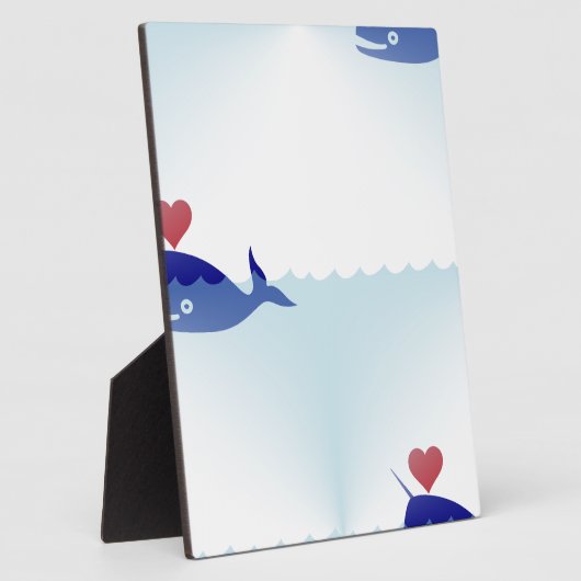 Kawaii nwhal fotoplatte (Seite)