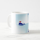 Kawaii nwhal kaffeetasse (Vorderseite Links)