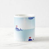 Kawaii nwhal kaffeetasse (Mittel)