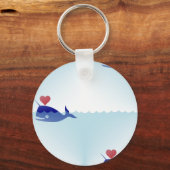 Kawaii nwhal schlüsselanhänger (Vorderseite)