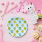Kawaii Oaster Bunny & Eggs Pappteller (Party)
