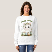 Kawaii Oaster Cat Sweatshirt - Niedlich Kitty Oast (Vorne ganz)