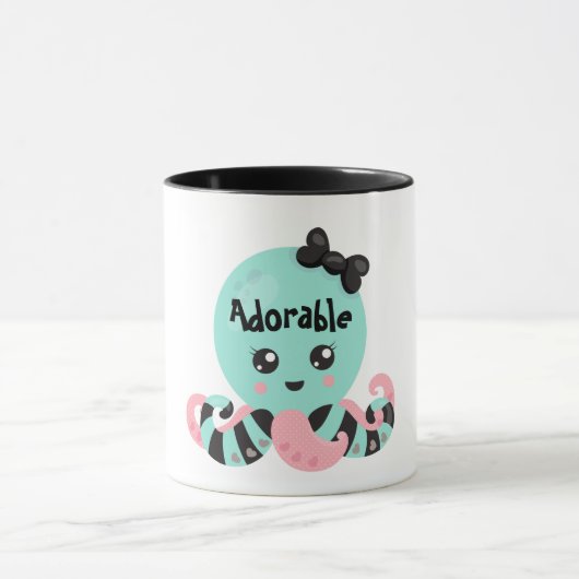 Kawaii Octopus Design Tasse (Zentrum)