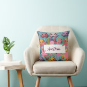 Kawaii Octopus Muster Print Kissen (Stuhl )