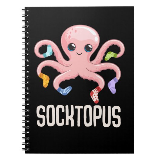 Kawaii Octopus Niedlich Kraken Sea Animal Lover Notizblock (Vorderseite)