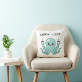 Kawaii Octopus Pillow - Caffin Loop Coffee Vibes Kissen (Stuhl )