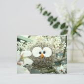 Kawaii Oliver the Owl Postkarte (Stehend Vorderseite)