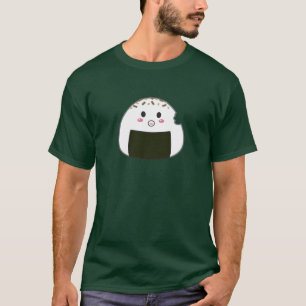Kawaii "Onigiri" Reis-Ball mit Bitemark T-Shirt