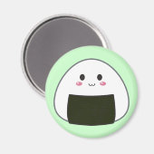 Kawaii "Onigiri" Rice Ball Magnet (Vorderseite/Rückseite)