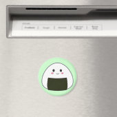 Kawaii "Onigiri" Rice Ball Magnet (In Situ (Geschirrspüler))