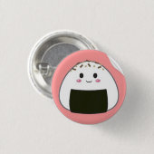 kawaii_onigiri_rice_ball_with_toppings_sticker-p21 button (Vorne & Hinten)