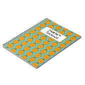 Kawaii Orange Customizable Personalisiert Journal Notizblock (Linke Seite)
