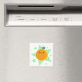 Kawaii Orange Fruit Magnet (In Situ (Geschirrspüler))