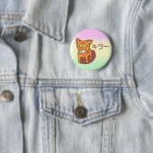 Kawaii Orange Killer Katze in Katakana Button (Beispiel)