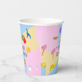 KAWAII　Origami Creatures & Katakana Typography  Pappbecher (Rechts)