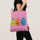 Kawaii Ostereier mit Ribbons Tasche (Von Nahem)