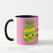 Kawaii Ostereier mit Ribbons Tasse (Links)