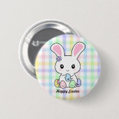 Kawaii Osterhase Button (Vorne & Hinten)