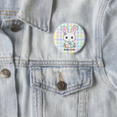 Kawaii Osterhase Button (Beispiel)