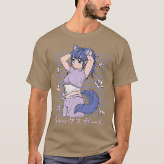 Kawaii Otaku AnimeFo GirlJapanischKirschblüten P T-Shirt