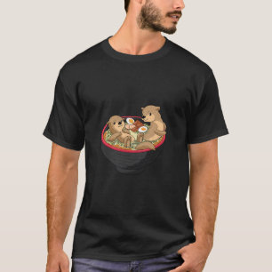 Kawaii Otter Shirt Japanisch Ramen Noodles Soup Ot