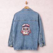 Kawaii Owl als Krankenschwester Jeansjacke (Hangar)