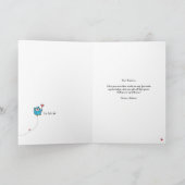 Kawaii Owl Pun Valentine Card Karte (Innenseite)