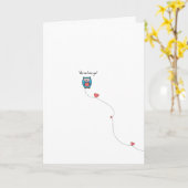 Kawaii Owl Pun Valentine Card Karte (Gelbe Blume)