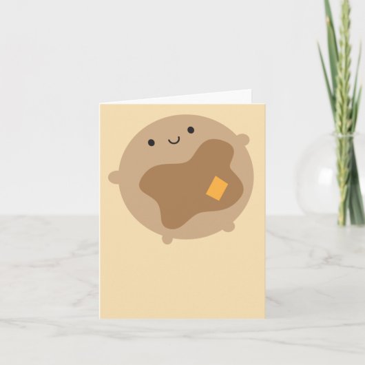 Kawaii Pancake Card Karte (Vorderseite)