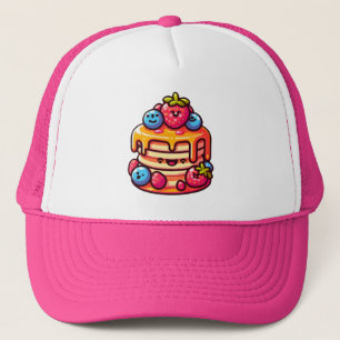 Kawaii Pancake Frühstück Niedliches Design Truckerkappe