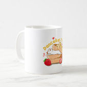 Kawaii Pancakes und Cat Kaffeetasse (Vorderseite Links)